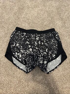 Under Armour Black & White Speckle Athletic Shorts